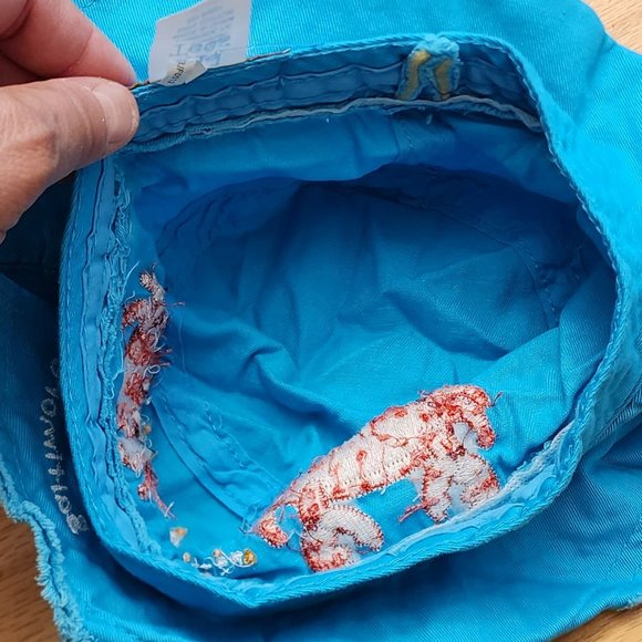 NWOT Kid Tees Aqua Baltimore Crab Bucket Hat Size 6-12 Months - Picture 12 of 12
